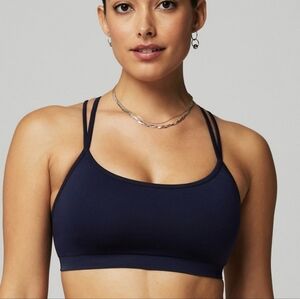 Fabletics Dash Low Impact Bra Activewear Athleisure DeepNavy Women's Siz…